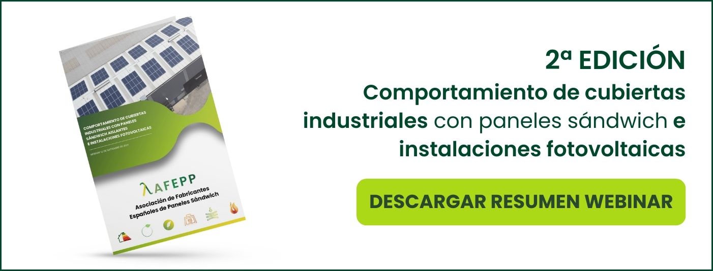 AFE - CTA Desktop - Webinar 2ª edición Comportamiento de cubiertas industriales con paneles sándwich