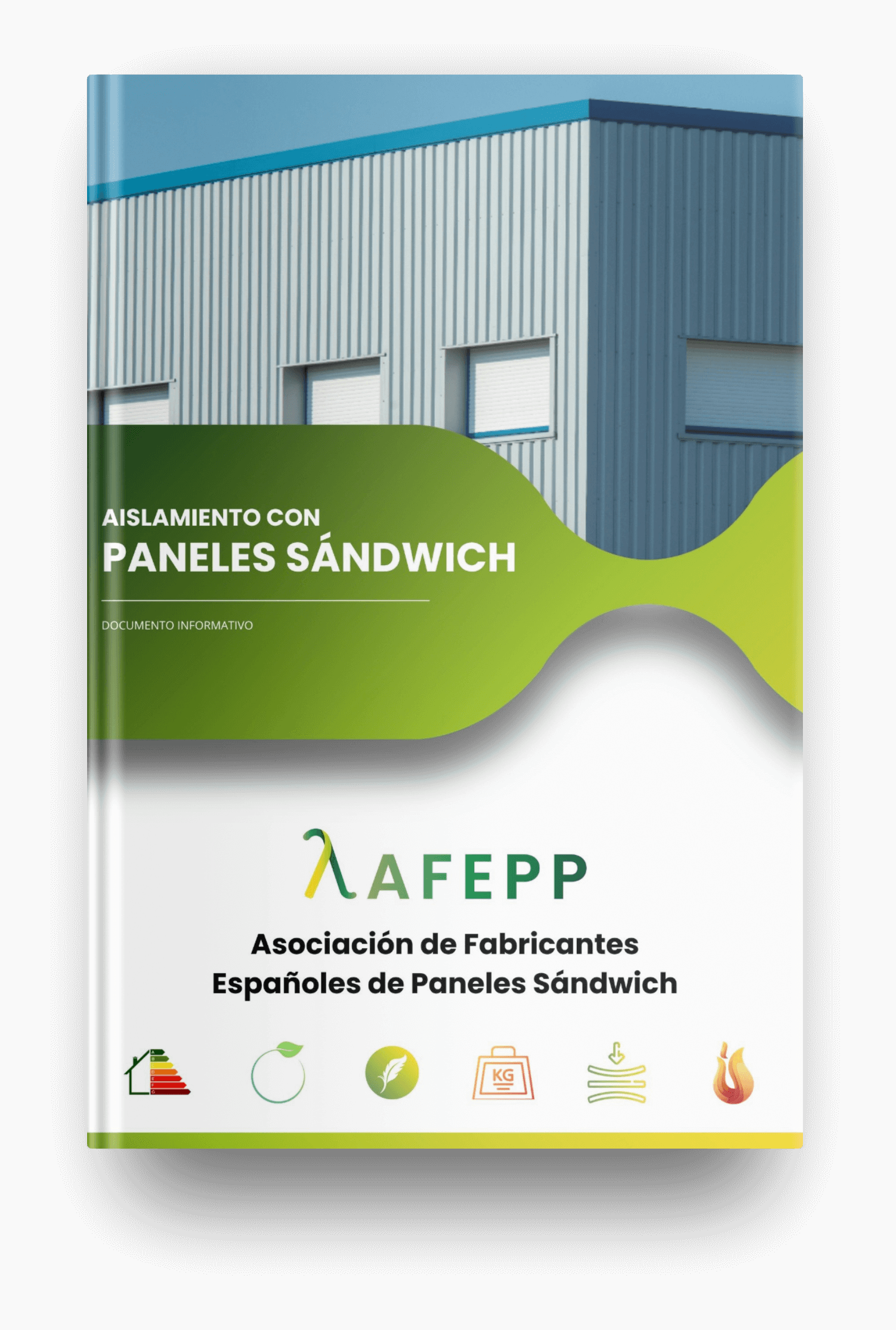 Mockup recto Aislamiento con Paneles Sandwich