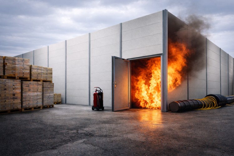 Sectorización contra incendios